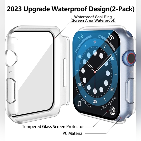 Misxi [2 Pack] Waterproof Hard Case W/Tempered Glass Series 6/SE/5/4. - Picture 4 of 10